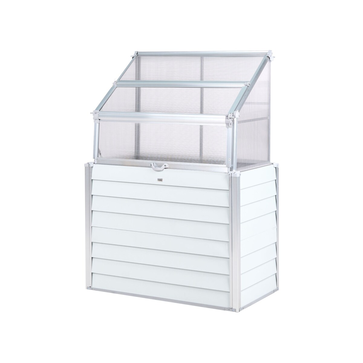 Szklarnia balkonowa NOVOLI Złamana biel 62 cm