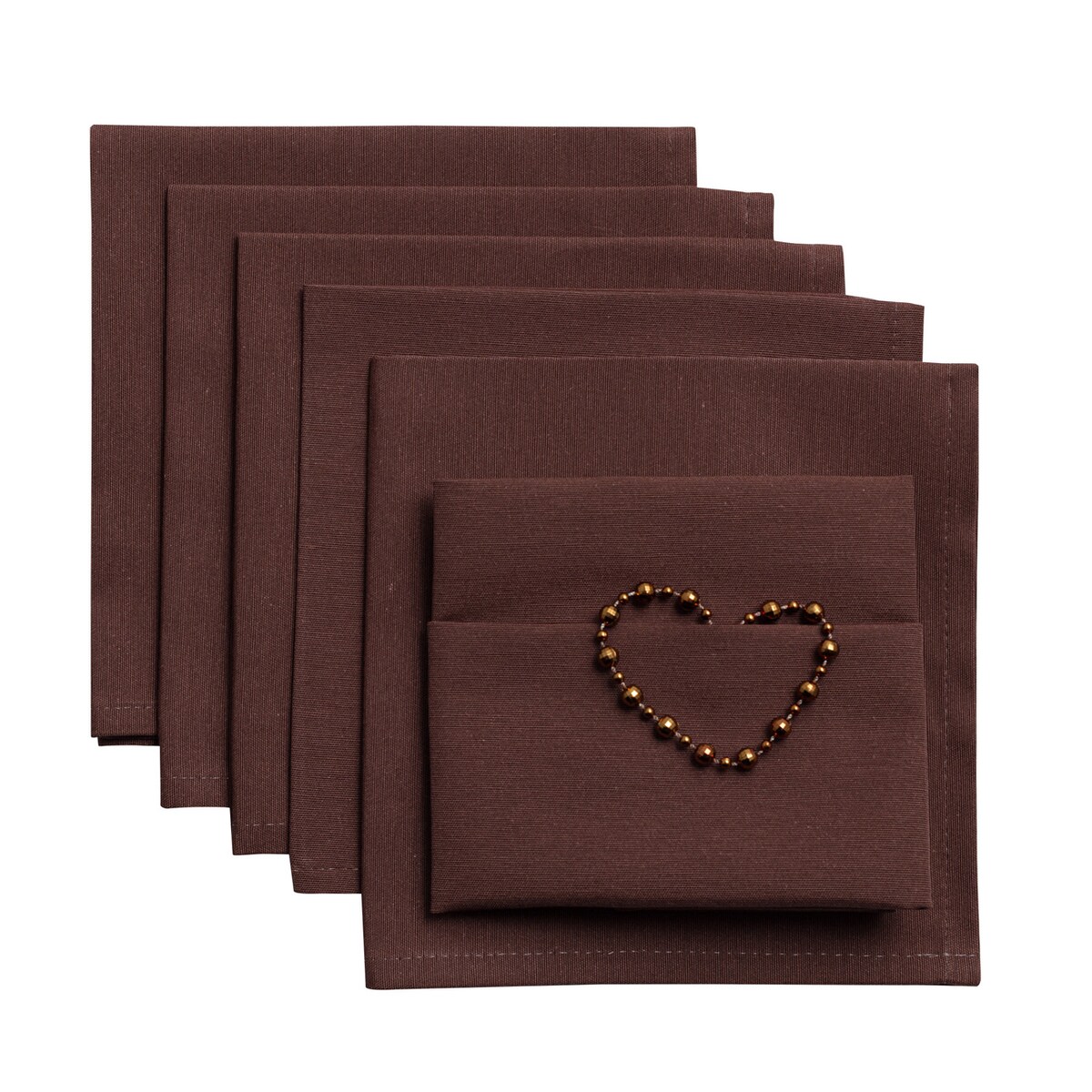 Komplet serwetek 6 szt. 42 x 42 Loneta 133-09, 42 x 42 cm