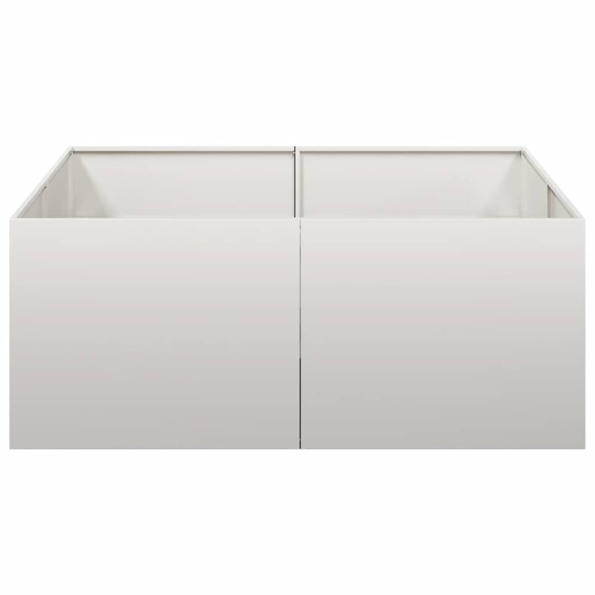 vidaXL Doniczka 100x100x40 cm Stal nierdzewna