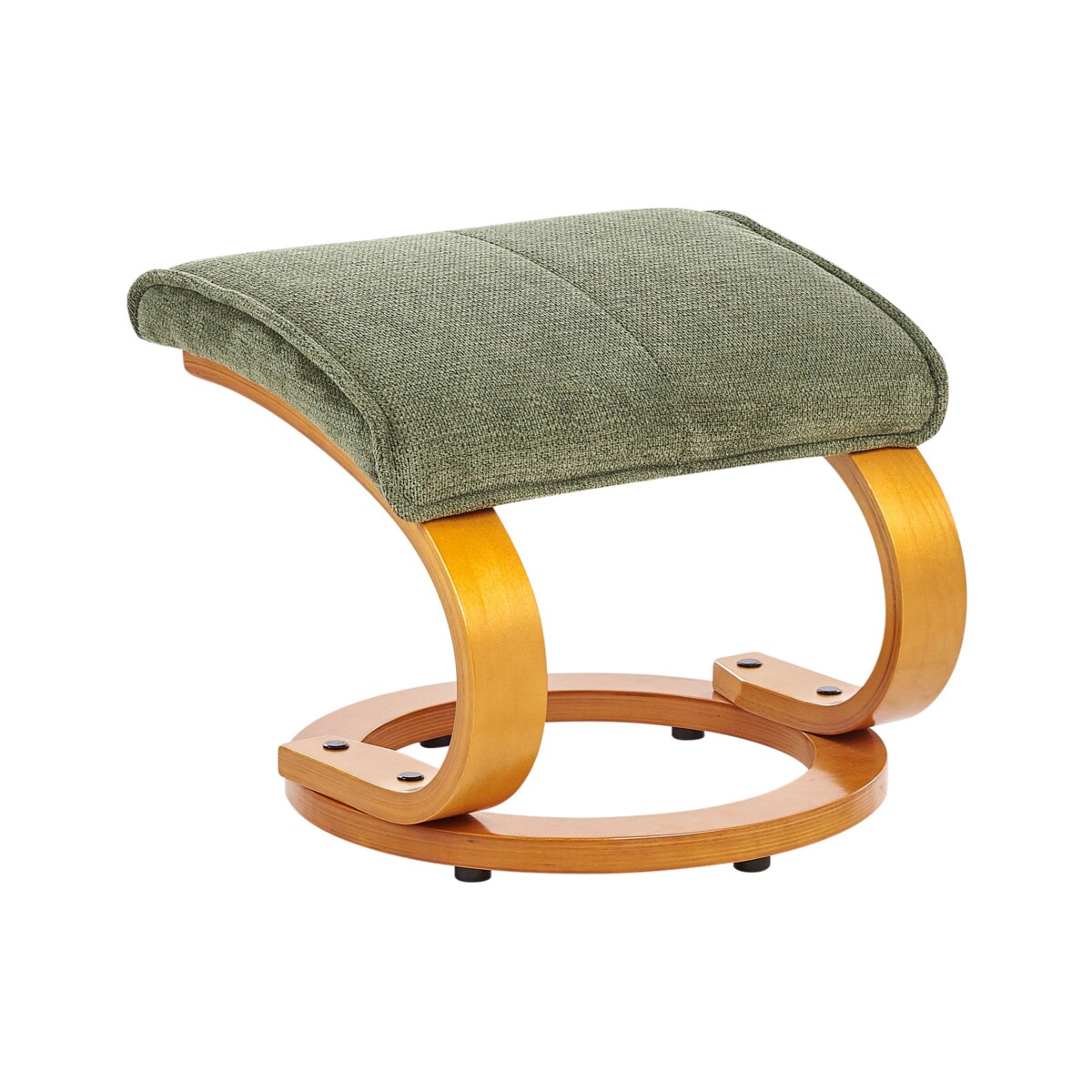 Fotel z masażem HERO Z podnóżkiem Zielony