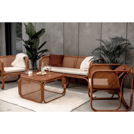 SOFA RATTANOWA ZORBA NATURALNA