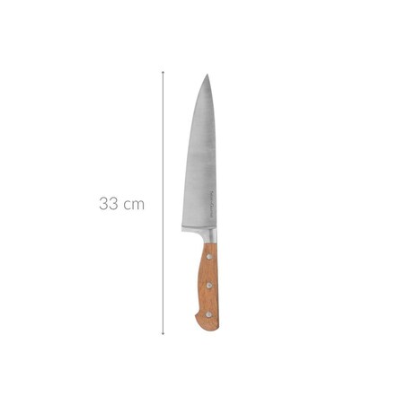 Nóż Szefa Kuchni ELEGANCIA, stal nierdzewna, 33 cm