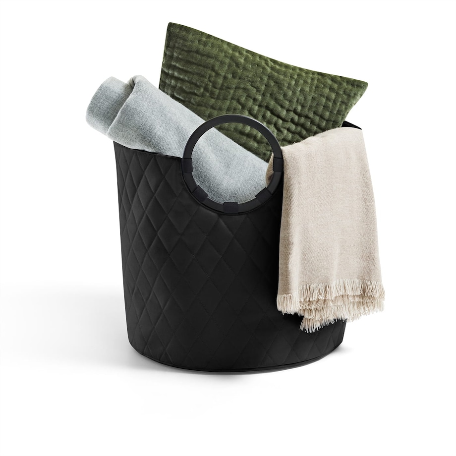 Kosz LOOPHOME S FRAME, rhombus black