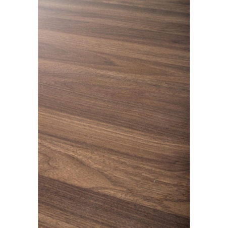 STÓŁ OKRĄGŁY Malta 90 cm ORZECH czarna podstawa dla 3-4 osób