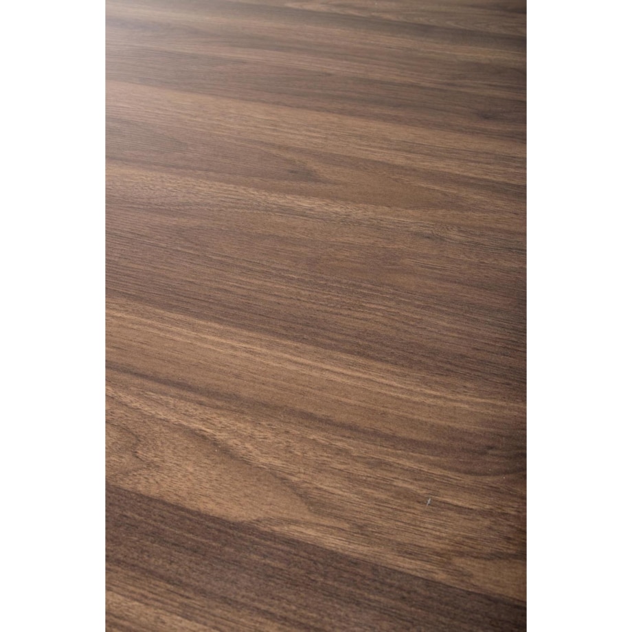 STÓŁ OKRĄGŁY Malta 90 cm ORZECH czarna podstawa dla 3-4 osób