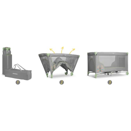 Łóżeczko turystyczne składane kojec akcesoria Ricokids