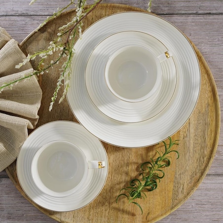 VILLA ITALIA Talerzyk deserowy śniadaniowy 21 cm porcelanowy RIANON