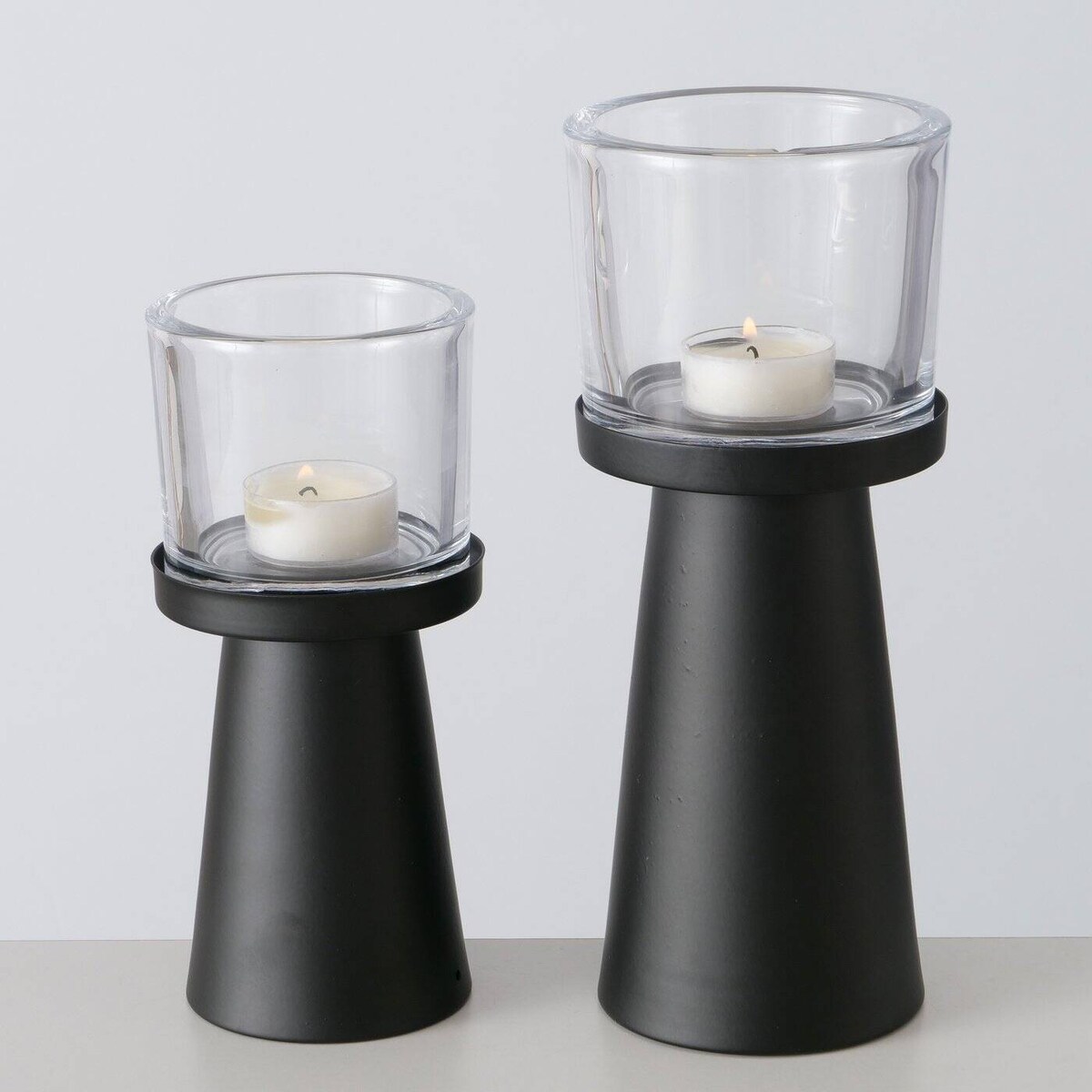 Świeczniki nowoczesne PIUS, 2 sztuki