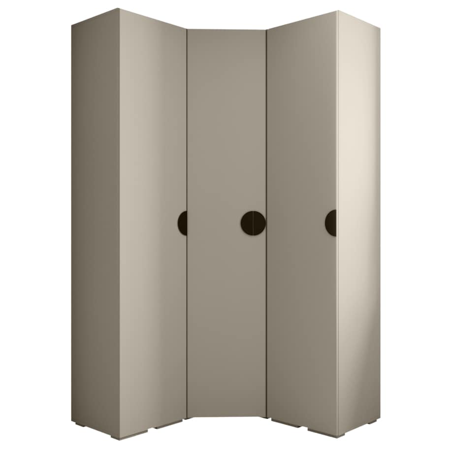 Garderoba wysoka do przedpokoju INOVA 4 Z4 kaszmir+czarny