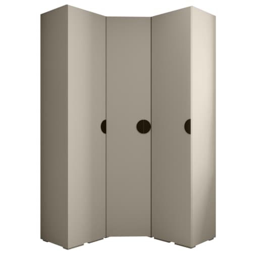 Garderoba wysoka do przedpokoju INOVA 4 Z4 kaszmir+czarny