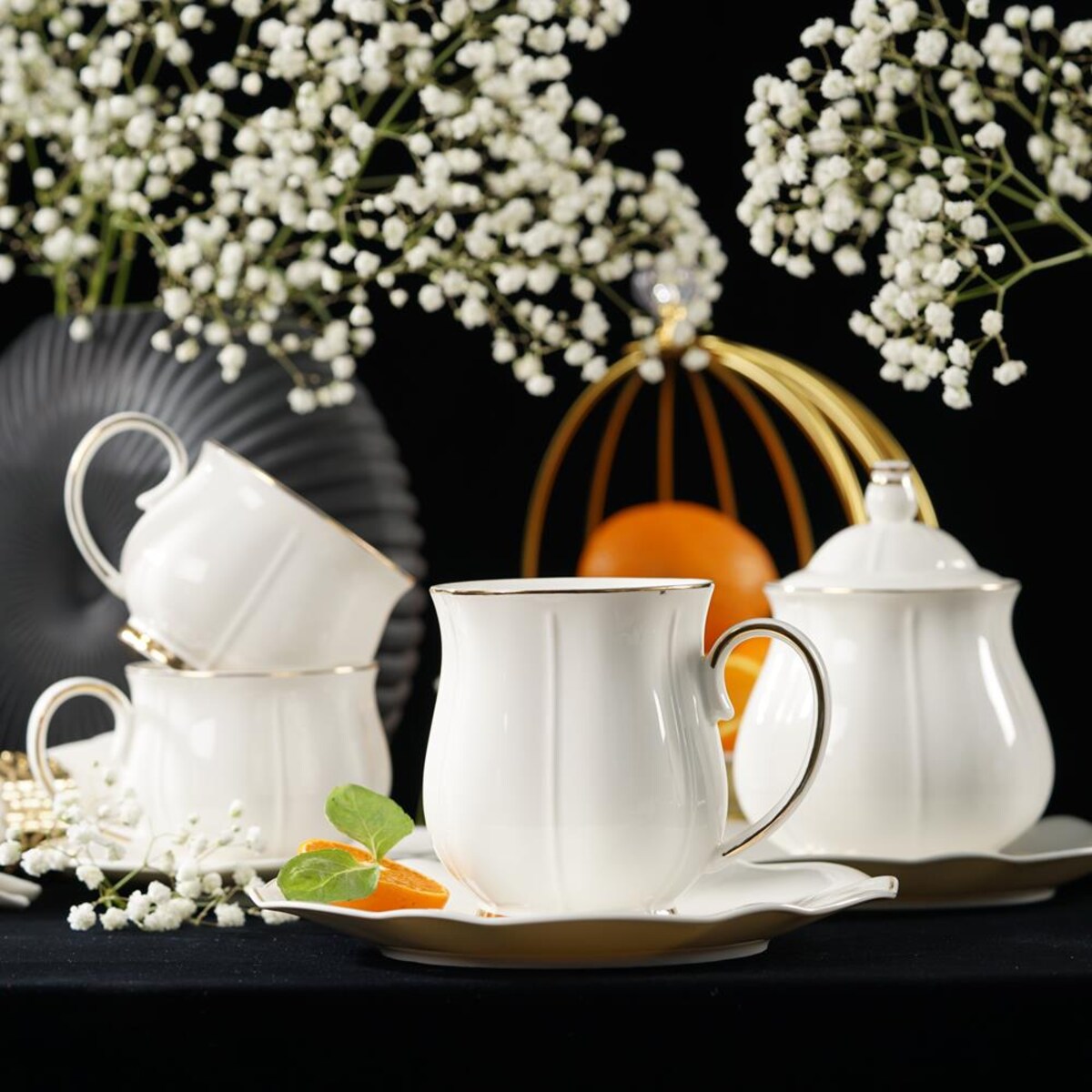 VILLA ITALIA Kubek porcelanowy 350 ml SANDRINE