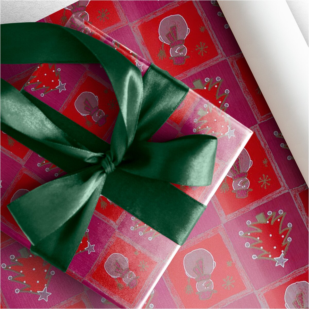 Papier Prezentowy Do Pakowania Prezentów 25 m MEGAROLKA Świąteczny Do Paczek Boże Narodzenie Ozdobny