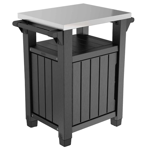 Keter Wielofunkcyjny stolik do grilla Unity, klasyczny wygląd drewna