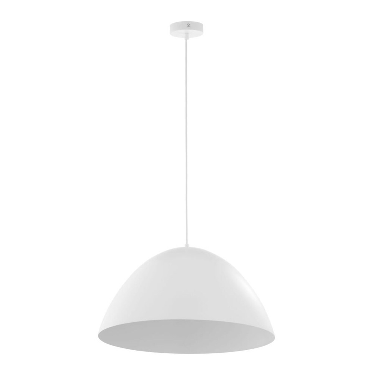 Lampa wisząca TK Lighting FARO NEW WHITE 6003 biała 50 cm E27 do salonu i jadalni