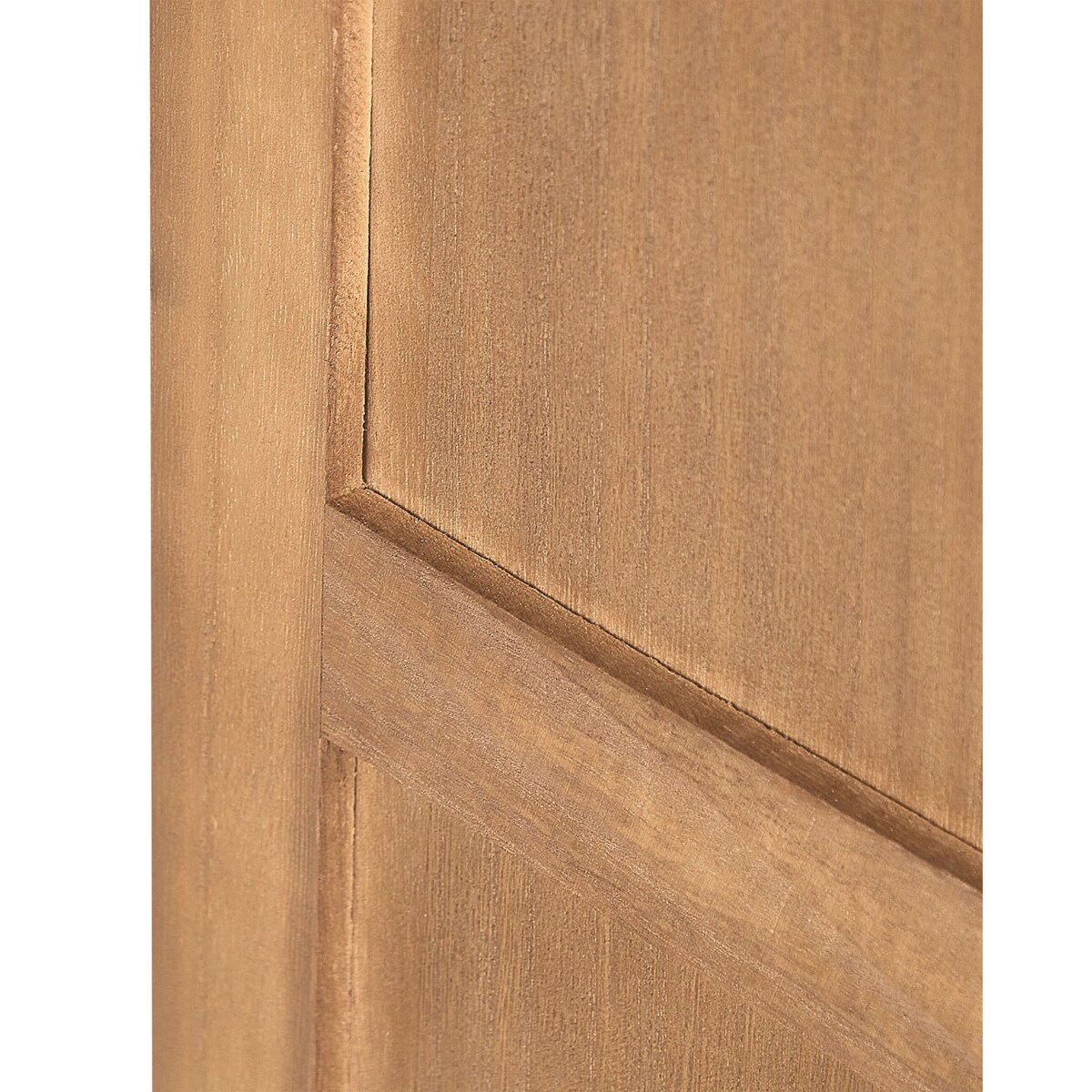 4-panelowy składany parawan pokojowy drewniany 170 x 163 cm jasne drewno CERTOSA