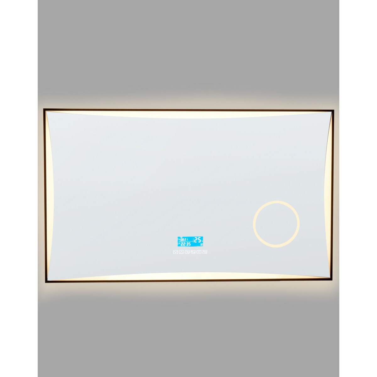 Lustro ścienne LED z głośnikiem Bluetooth 100 x 60 cm srebrne ONLAY