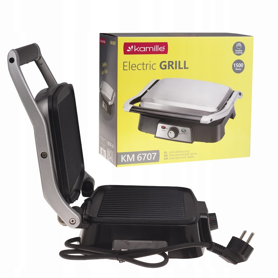 Grill elektryczny opiekacz 1500W KAMILLE