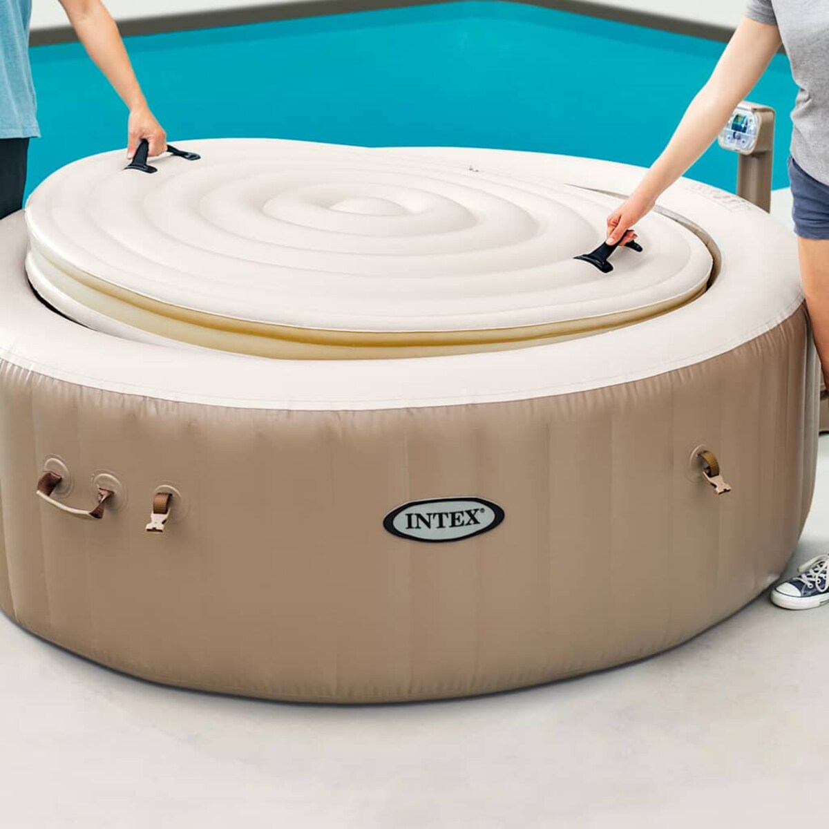Intex Energooszczędna pokrywa na basen spa, 28523
