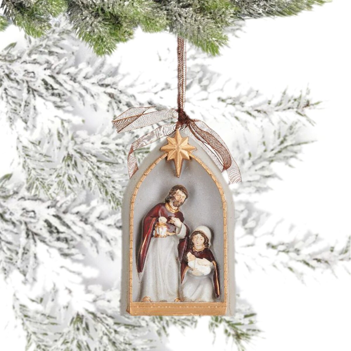 VILLA ITALIA Zawieszka 10 cm Ozdoba świąteczna HOLY FAMILY