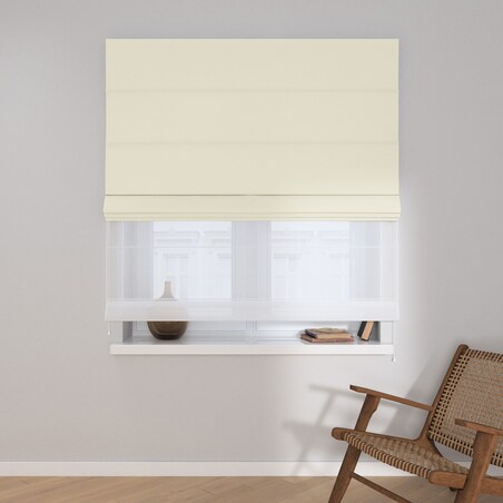 Roleta rzymska Duo 160x170 kremowy