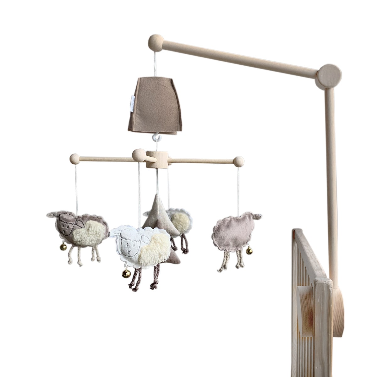 Owieczki – karuzela do łóżeczka z obrotową pozytywką