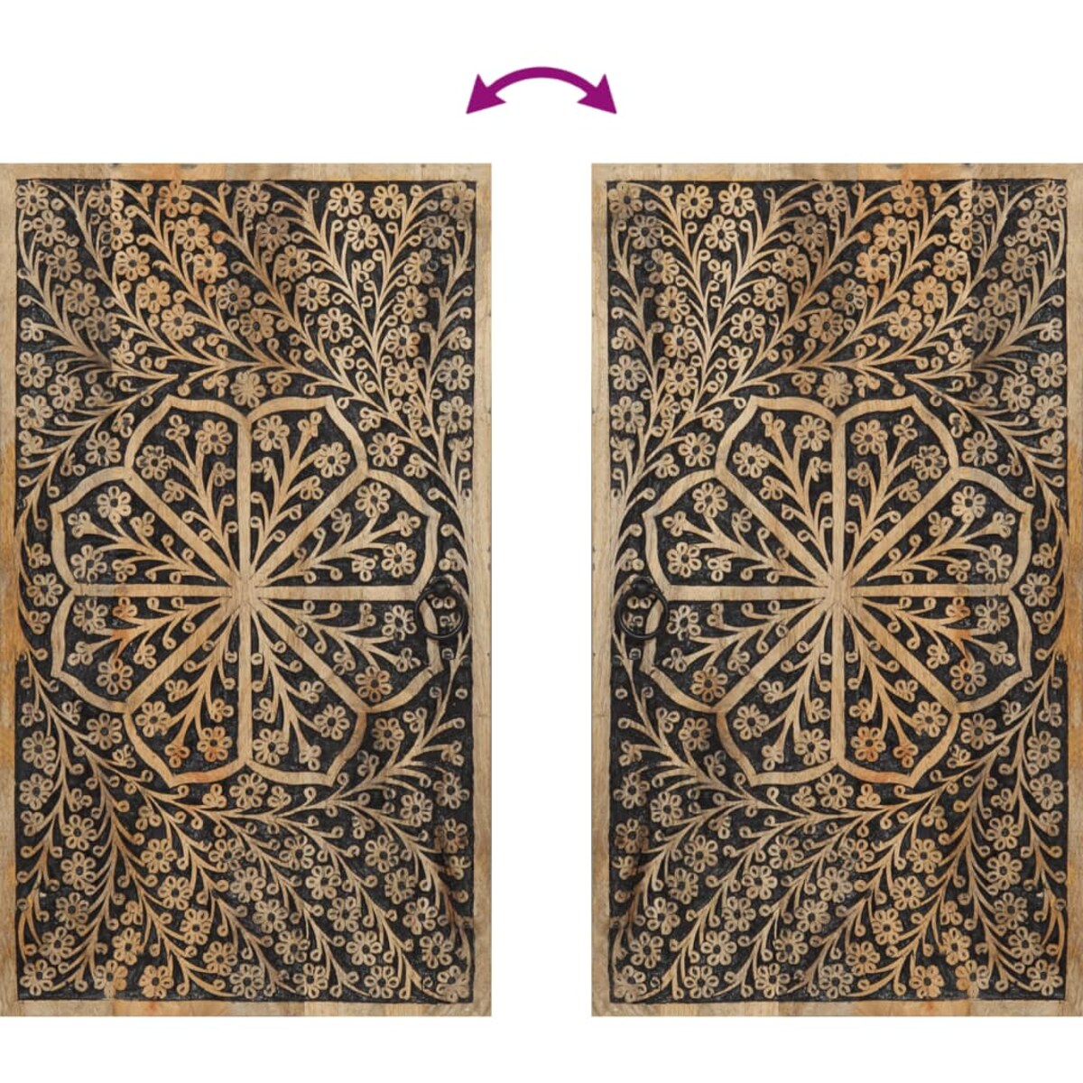 vidaXL 3-cz. zestaw mebli łazienkowych, lite drewno mango