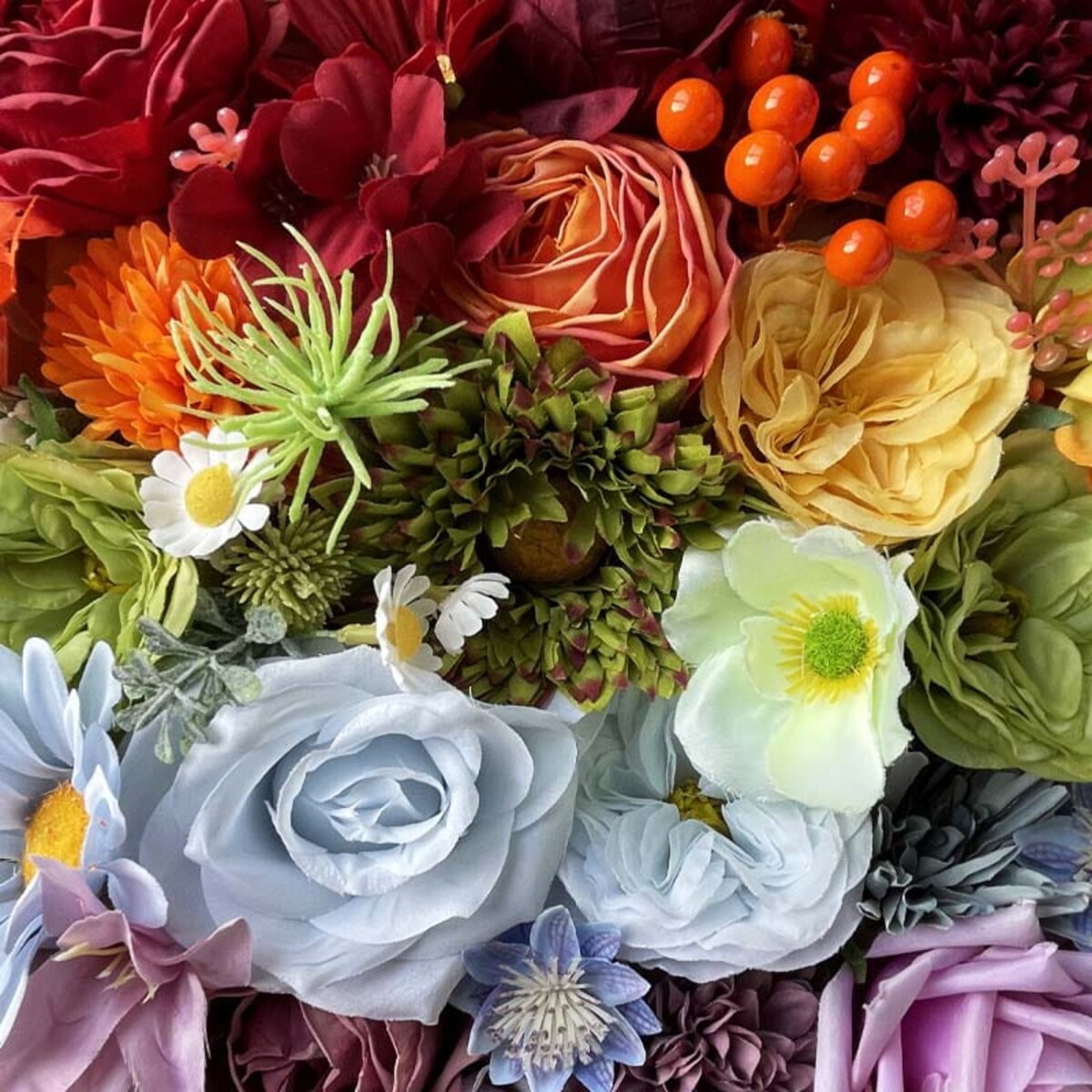 Kwiaty w ramce - ozdoba DIY - Kolory świata