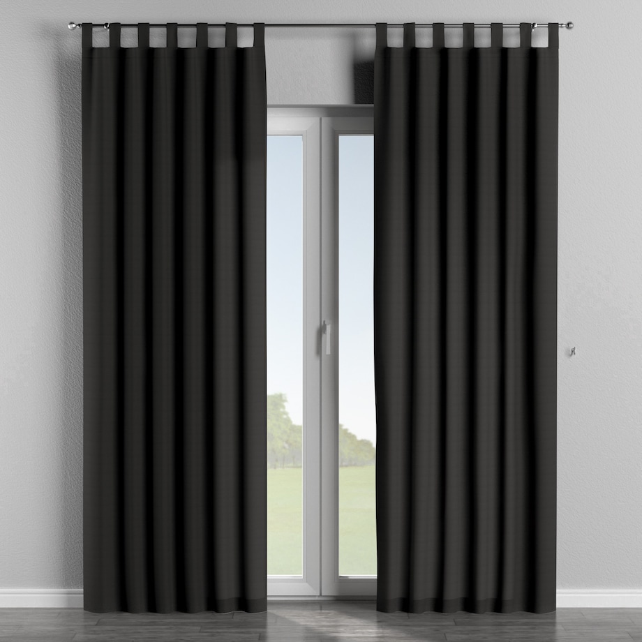 Zasłona na szelkach 1 szt. 130x260 shadow grey (grafitowy)