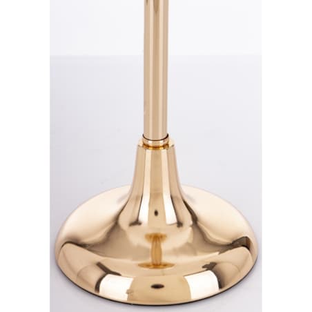 Świecznik złoty z kloszem 29x11 cm LAMBONG - II średni