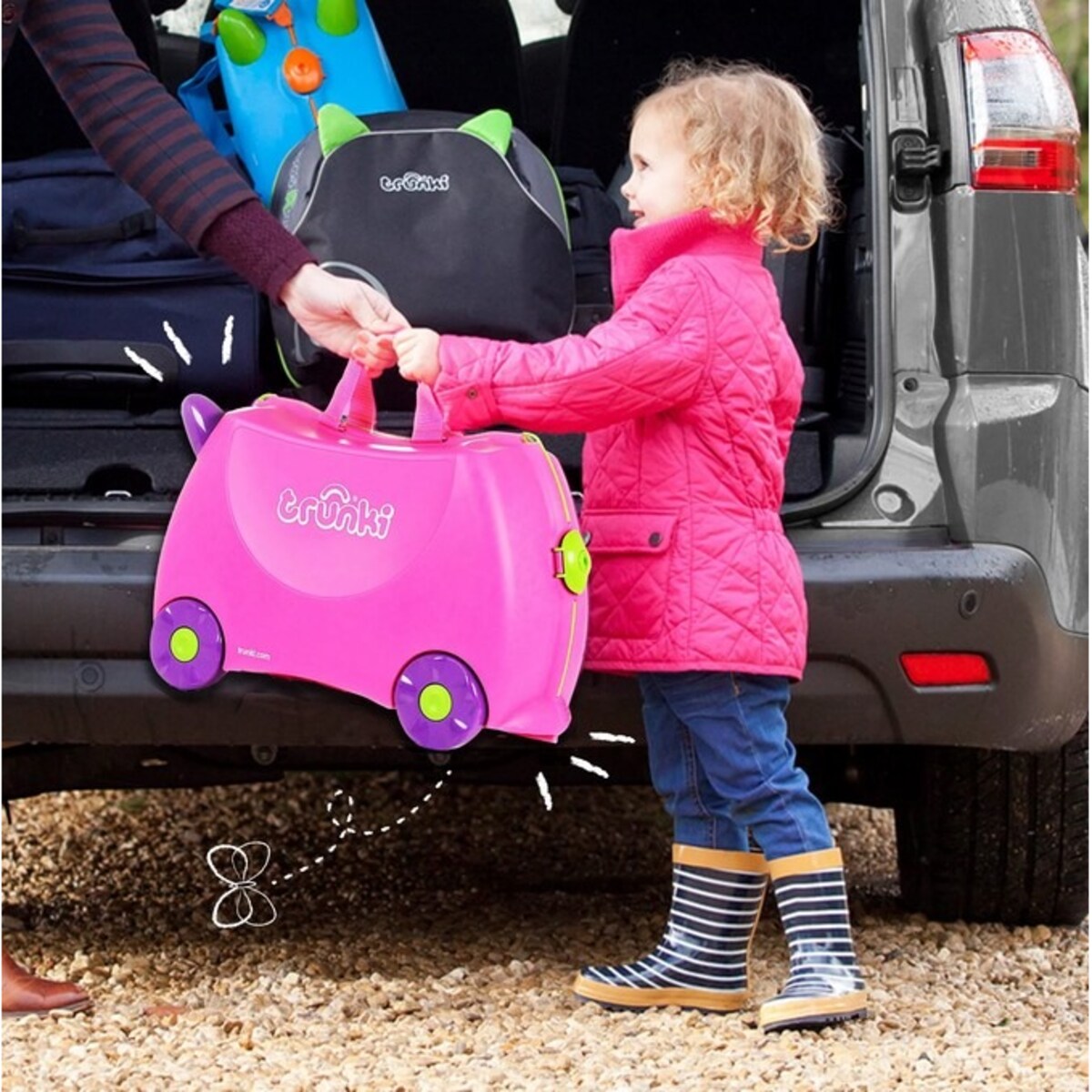 Jeżdżąca walizeczka Trunki - Trixi