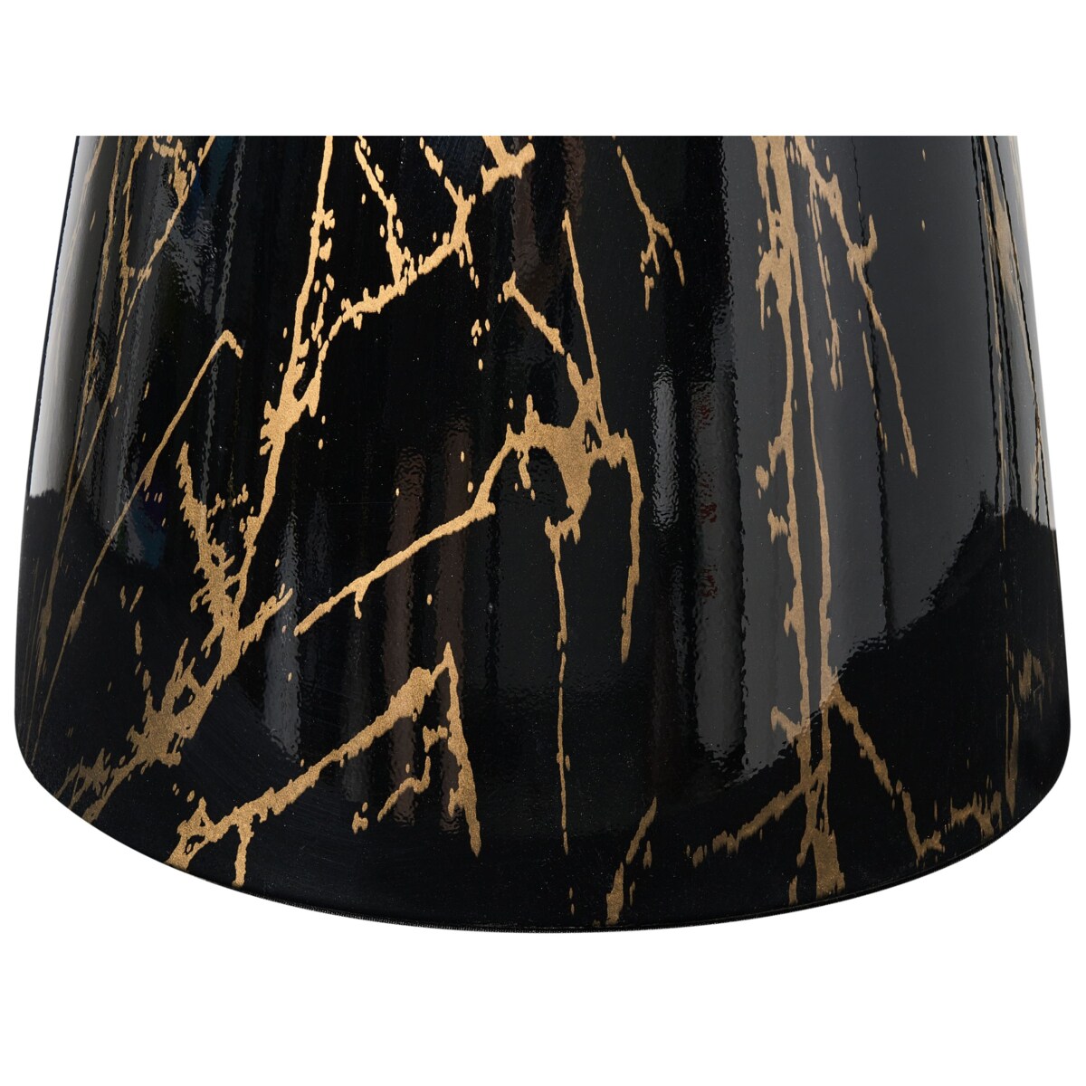 Stolik pomocniczy STORM Metal Marmur/ złoty