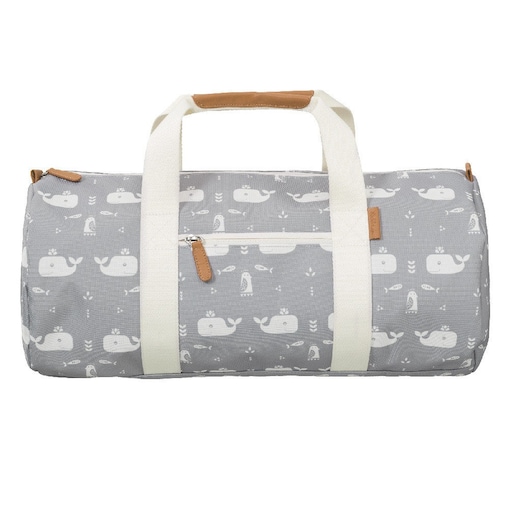 Fresk - Torba Weekend bag Wieloryb Dawngrey