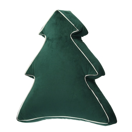 Poduszka Choinka 40x41 cm, butelkowa zieleń, 40x41x8cm, Christmas