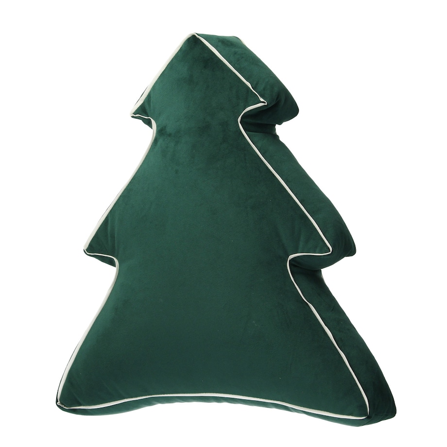 Poduszka Choinka 40x41 cm, butelkowa zieleń, 40x41x8cm, Christmas