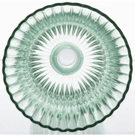 Świecznik szklany 35x11,5x11,5 cm FLOS zielony medium