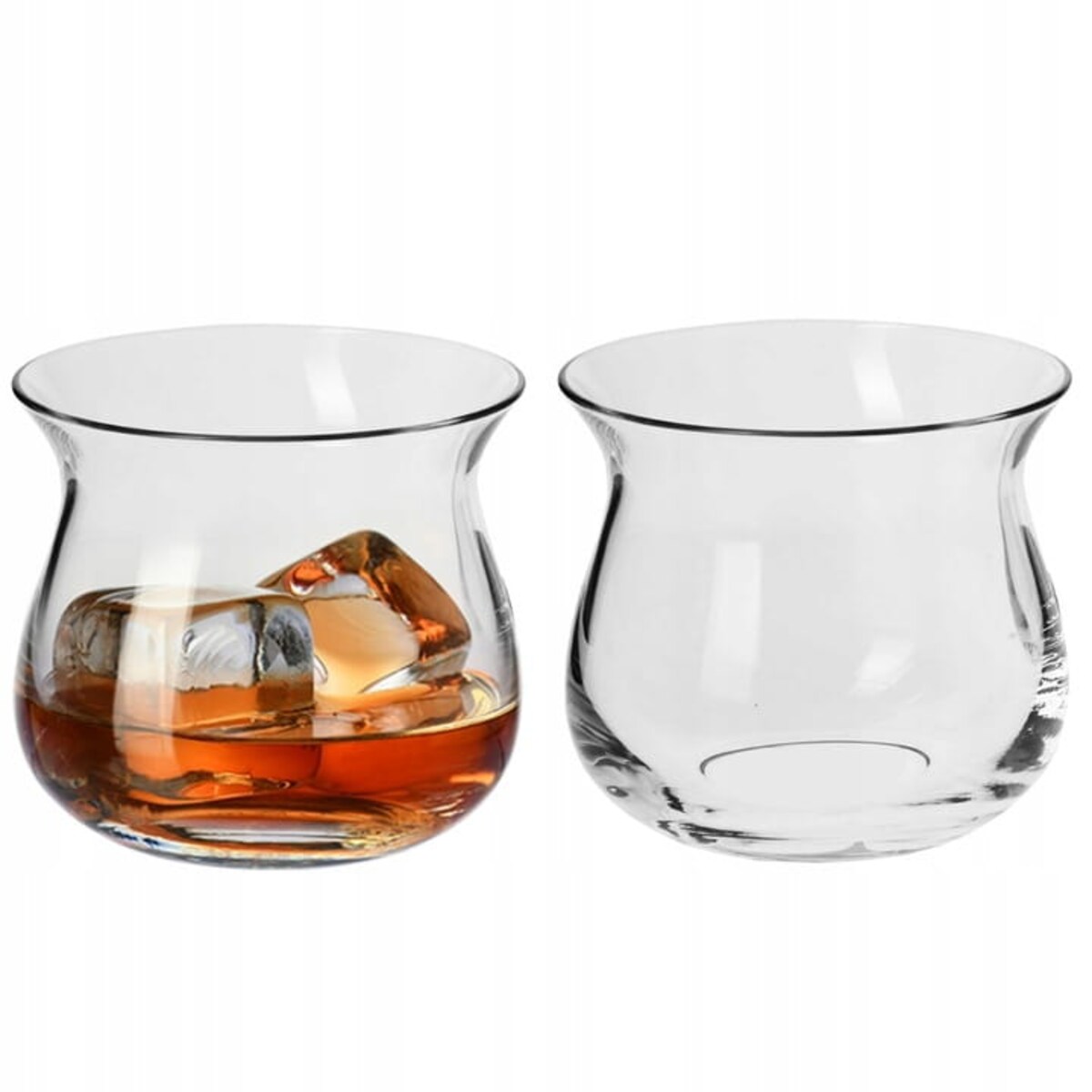 Szklanki Obłe Kociołki do Degustacji Whisky mixology Krosno 2 szt Komplet