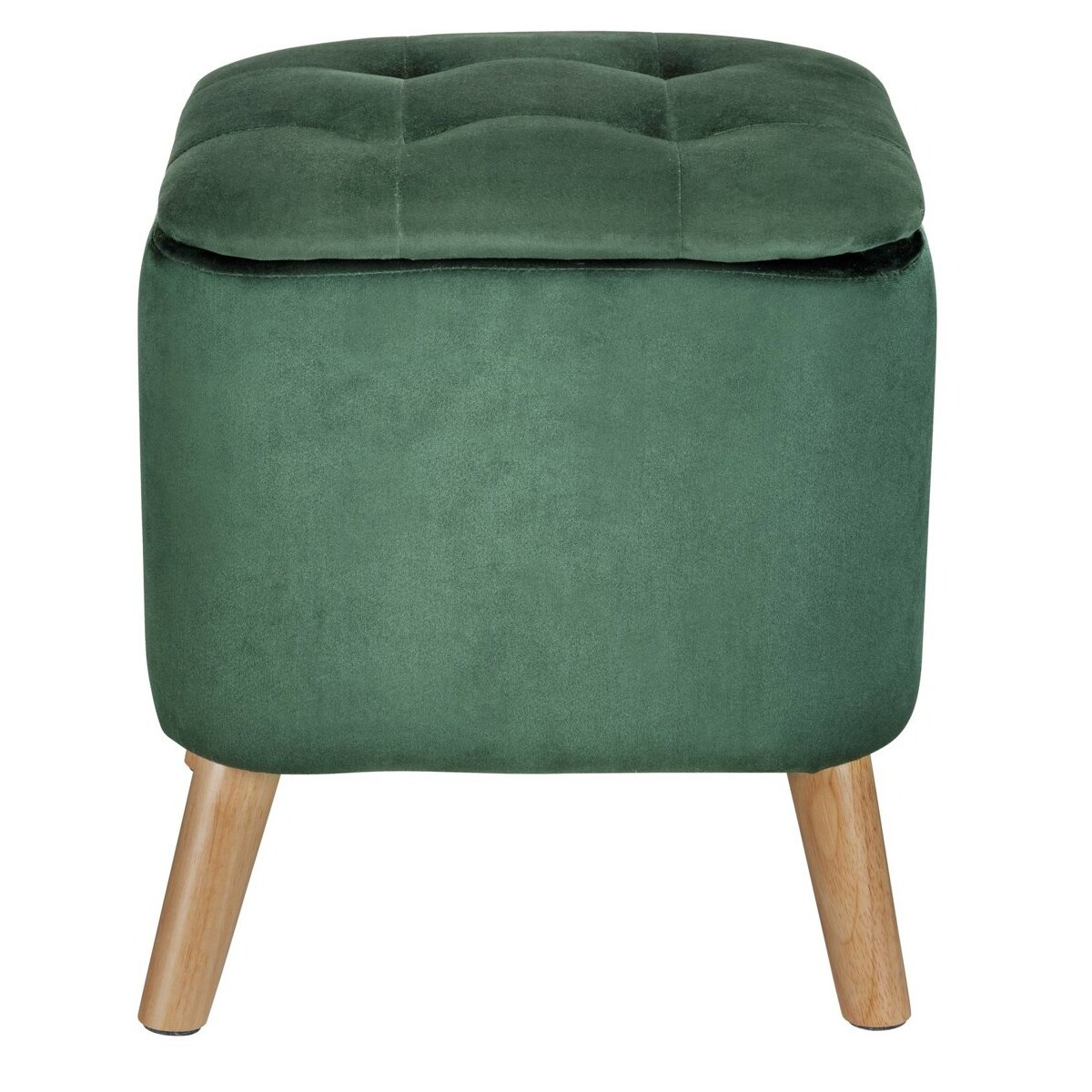 Pufa do salonu EMMA, welurowa, z miejscem do przechowywania, 42, 5 cm, WENKO