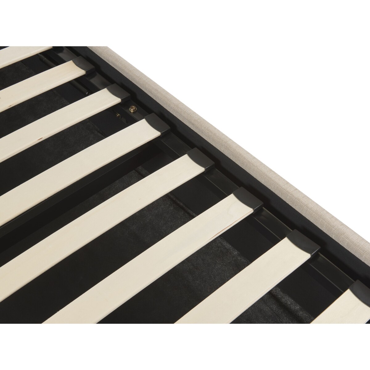 Łóżko z pojemnikiem DINAN 90 x 200 cm Beżowy