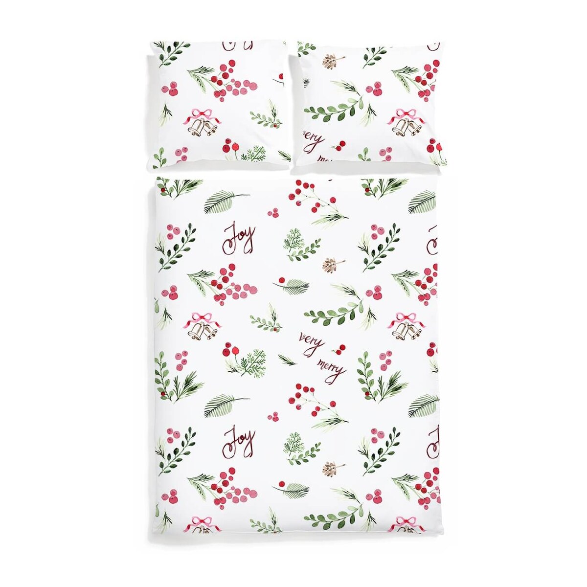 Pościel świąteczna Very merry 160x200 + 2x 50x60 cm