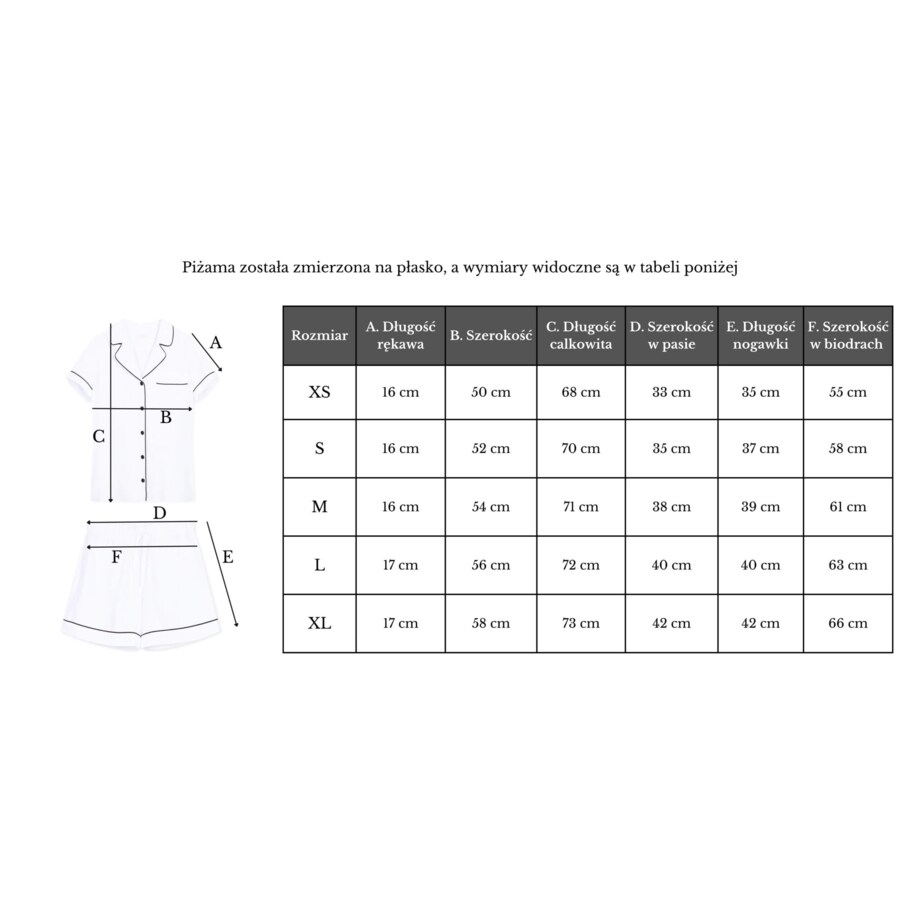 Piżama Ogródek babci krótka S