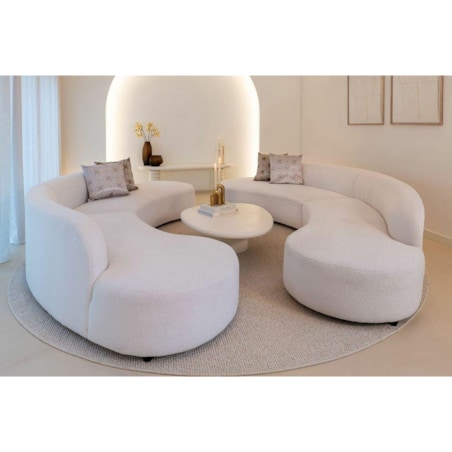 RICHMOND stolik kawowy BLOOMSTONE 110 biały