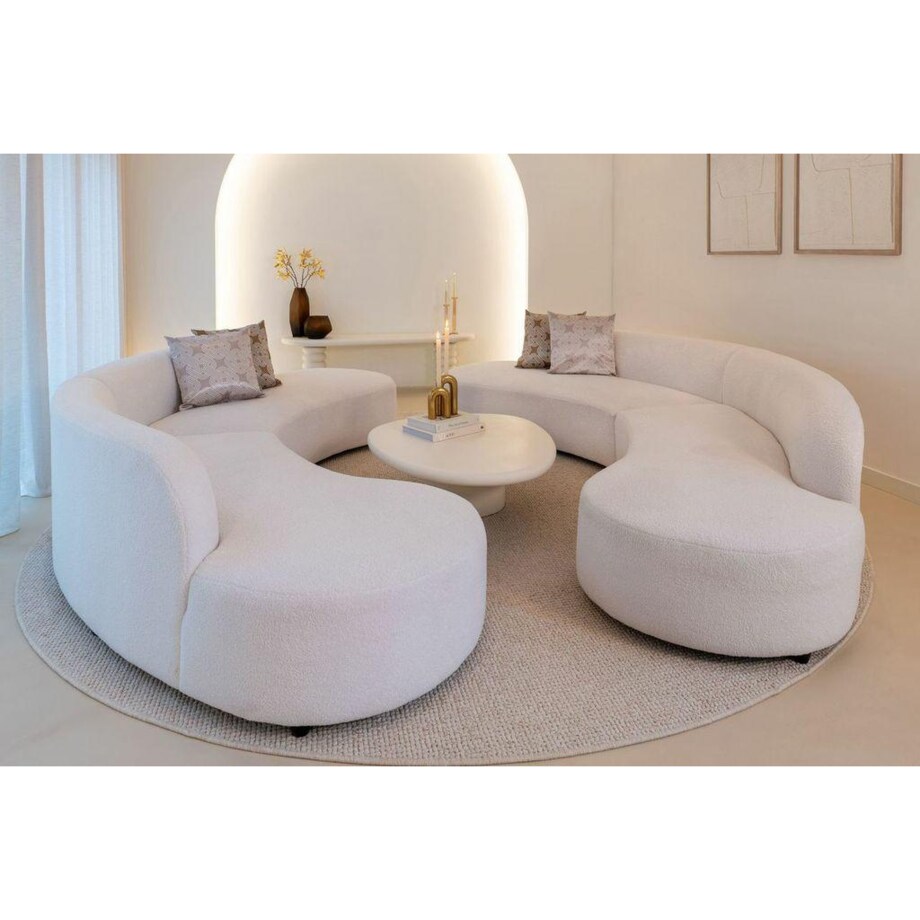 RICHMOND stolik kawowy BLOOMSTONE 110 biały