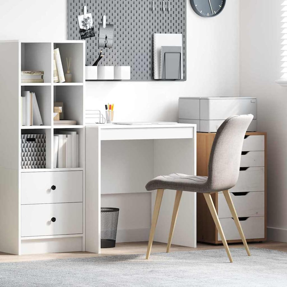 vidaXL Biurko Biały 70 x 50 x 76 cm Materiał drewnopochodny