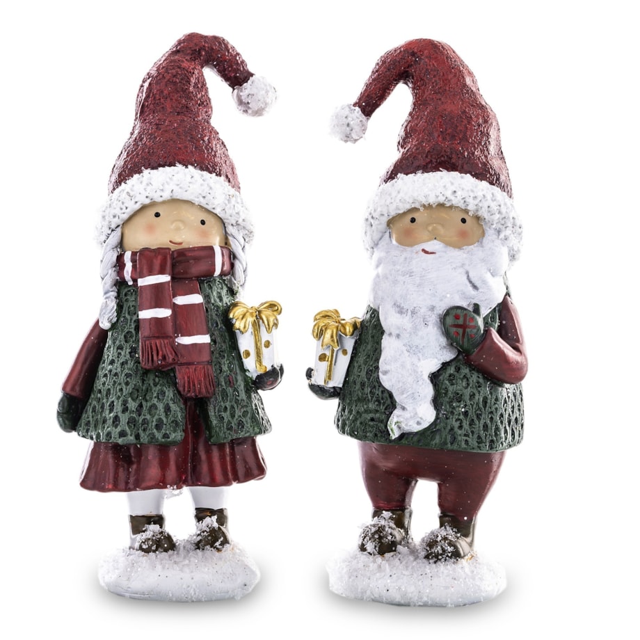 Figurki - dzieci w zimowych ubrankach 14,5x6,5x5 cm NANI