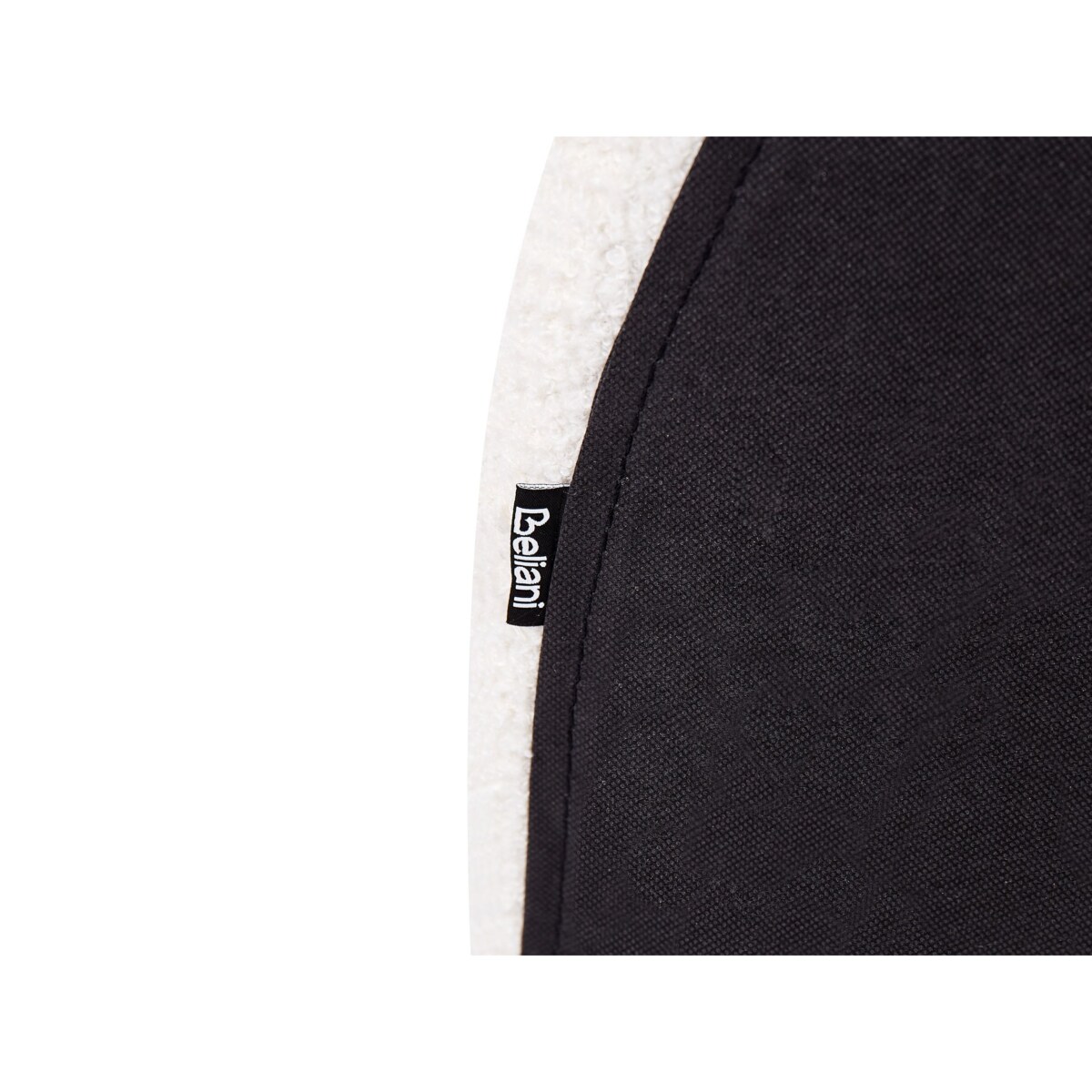 Łóżko z pojemnikiem boucle 160 x 200 cm złamana biel VAUCLUSE