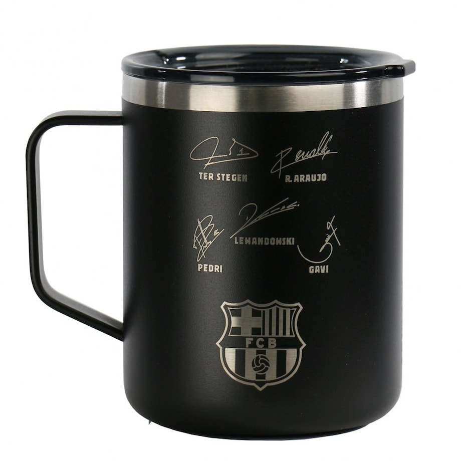 FC Barcelona Runbott kubek termiczny z autografami 400 ml 972195