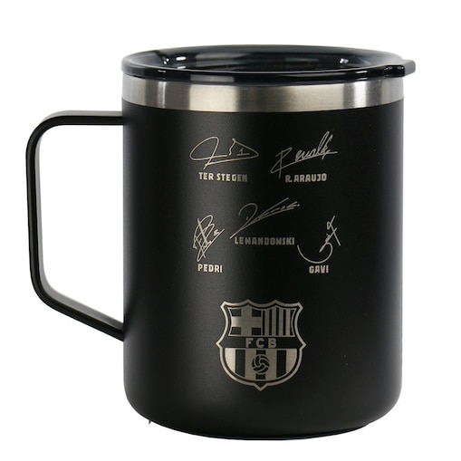 FC Barcelona Runbott kubek termiczny z autografami 400 ml 972195