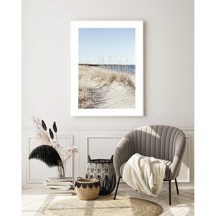 Poster Story, Plakat, Obraz - Trawa przy Morzu, wymiary 60 x 84 cm