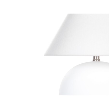 Lampa stołowa ceramiczna biała LIMIA