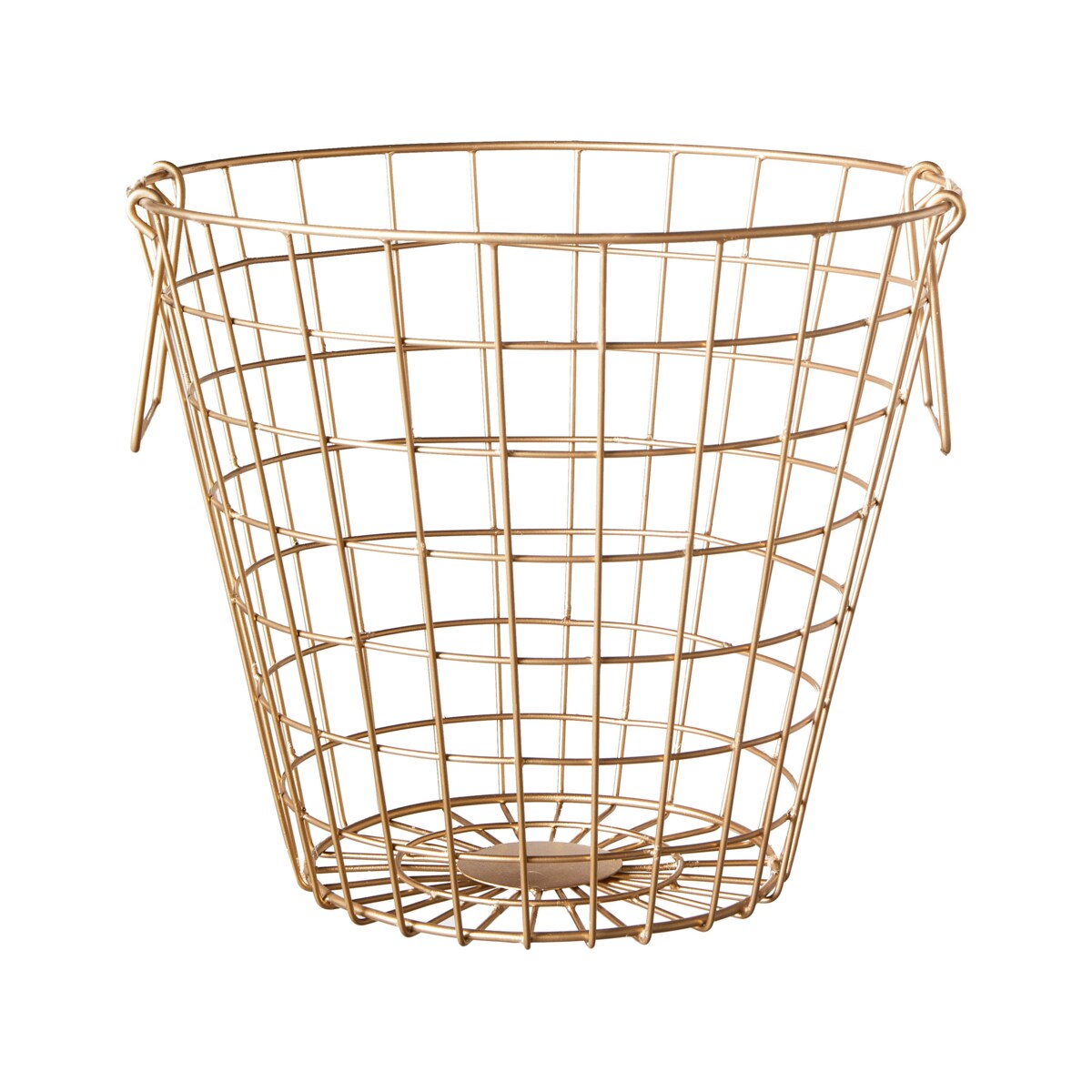 Kosz metalowy złoty NITMA